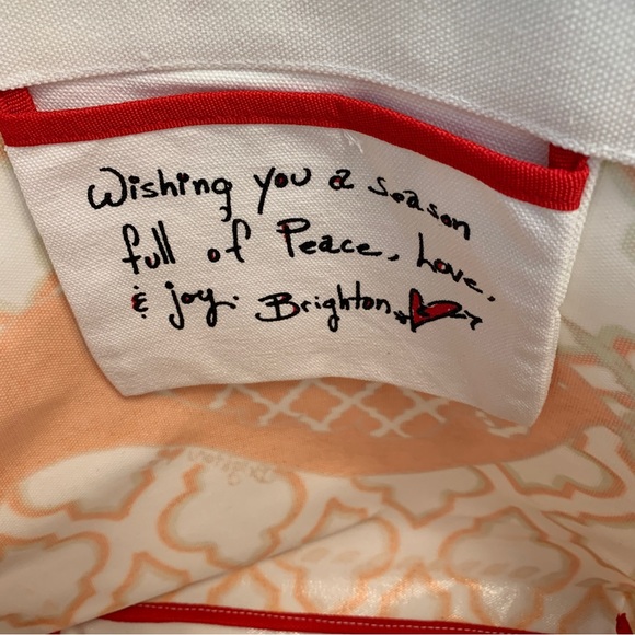 Brighton JOY Holiday Canvas Tote Bag - Picture 6 of 10